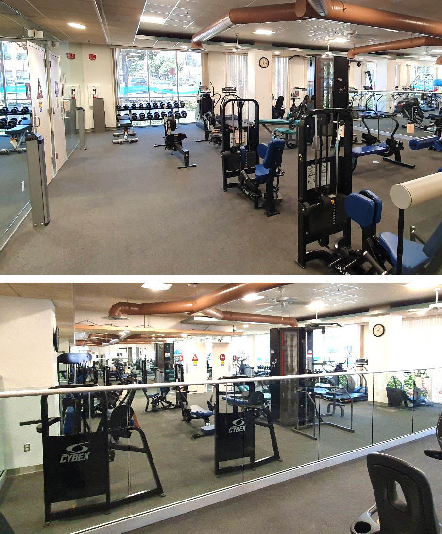 Gym at St. Bernardine Medical Center